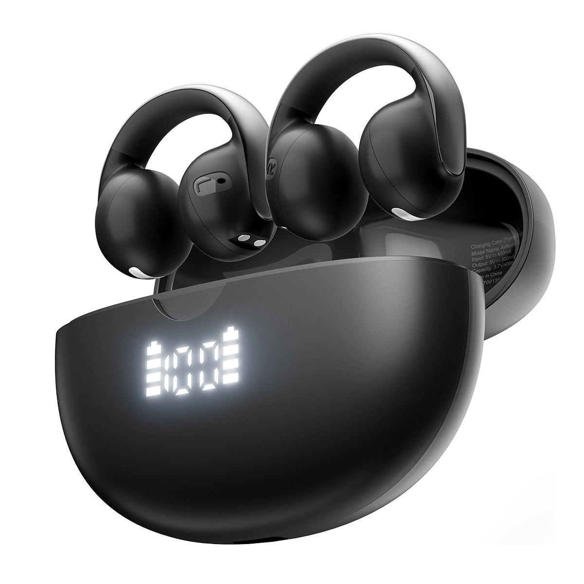 Blackview AirBuds 13 - Auricolari OWS Bluetooth 5.4 con clip, impermeabili IPX7, riduzione intelligente del rumore