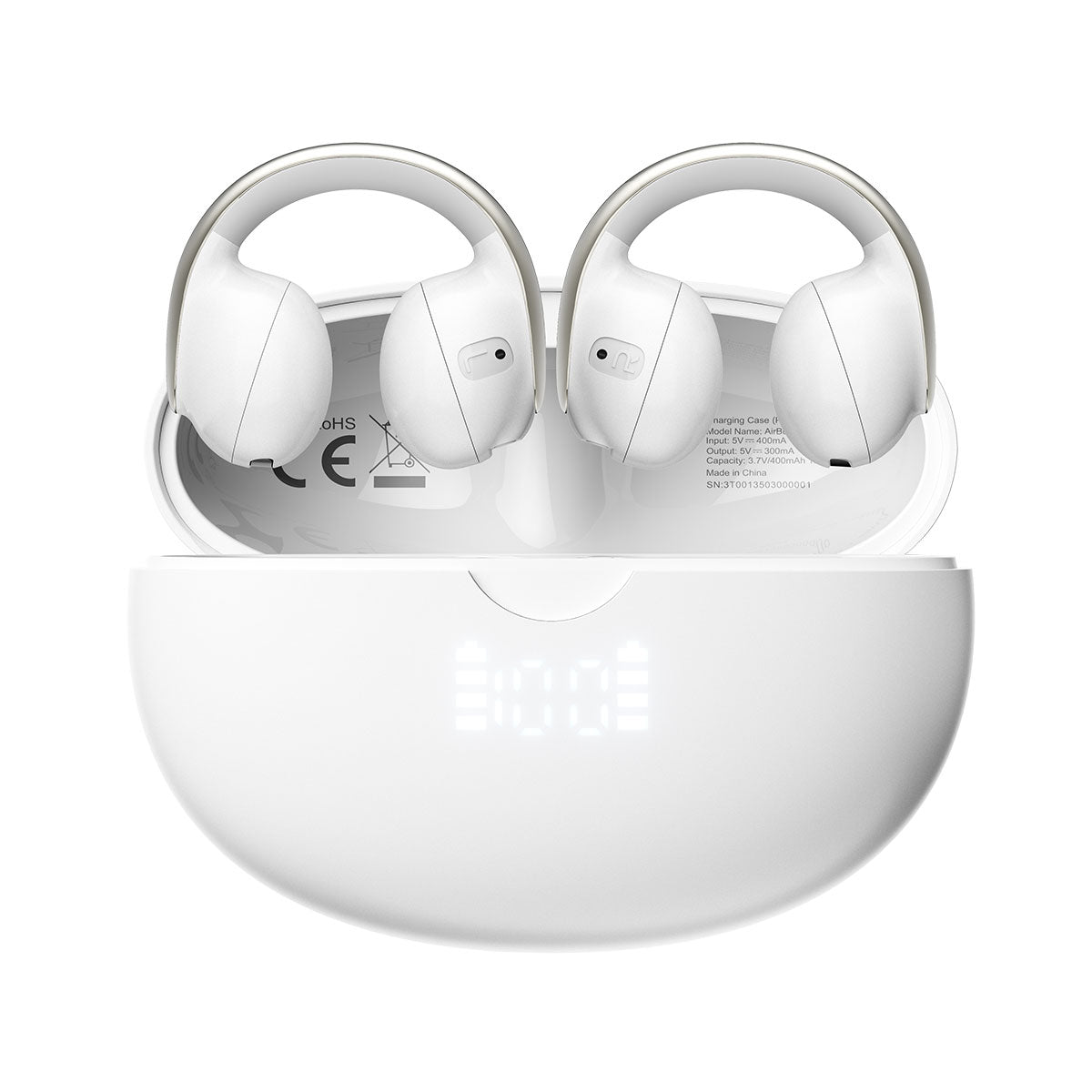 Blackview AirBuds 13 - Auricolari OWS Bluetooth 5.4 con clip, impermeabili IPX7, riduzione intelligente del rumore