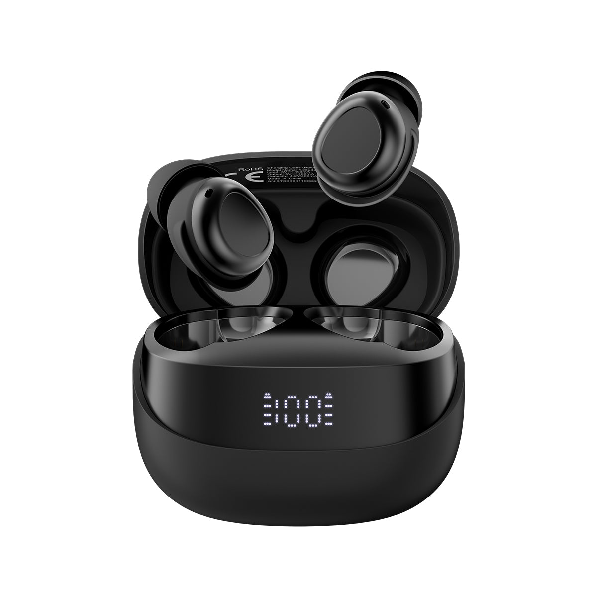 Blackview AirBuds 9 - Display di alimentazione a LED intelligente, riduzione del rumore PNC, modalità di sospensione, auricolari TWS in-ear