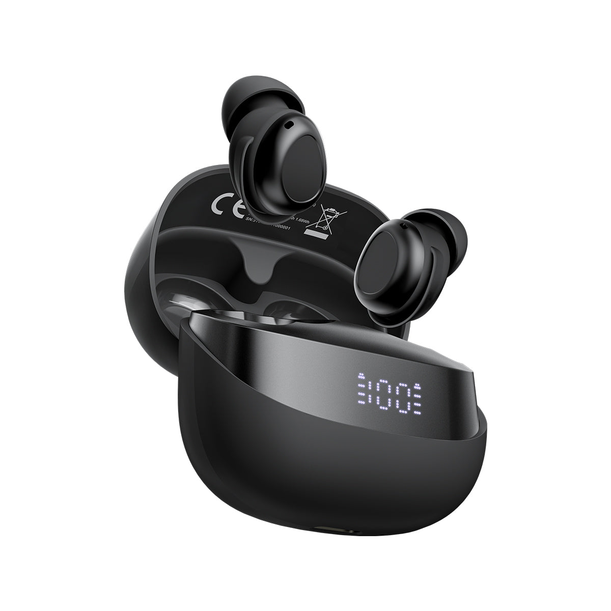 Blackview AirBuds 9 - Display di alimentazione a LED intelligente, riduzione del rumore PNC, modalità di sospensione, auricolari TWS in-ear