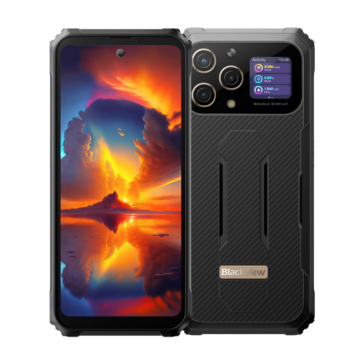 Blackview BL8000 - Telefono MediaTek Dimensity 7050 Octa-core 8800mAh robusto 5G a doppio schermo da 6,78 + 1,32 pollici da 12 GB + 512 GB