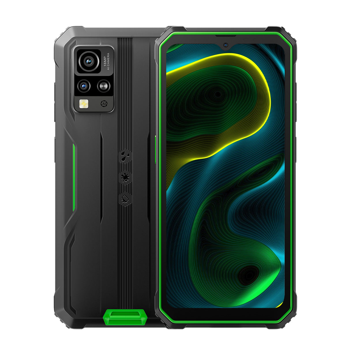 Blackview BV4800 SE - Cellulare robusto Unisoc T615 Octa-core da 5100 mAh, display da 6,56 pollici a 90 Hz, 4+64 GB, 4G