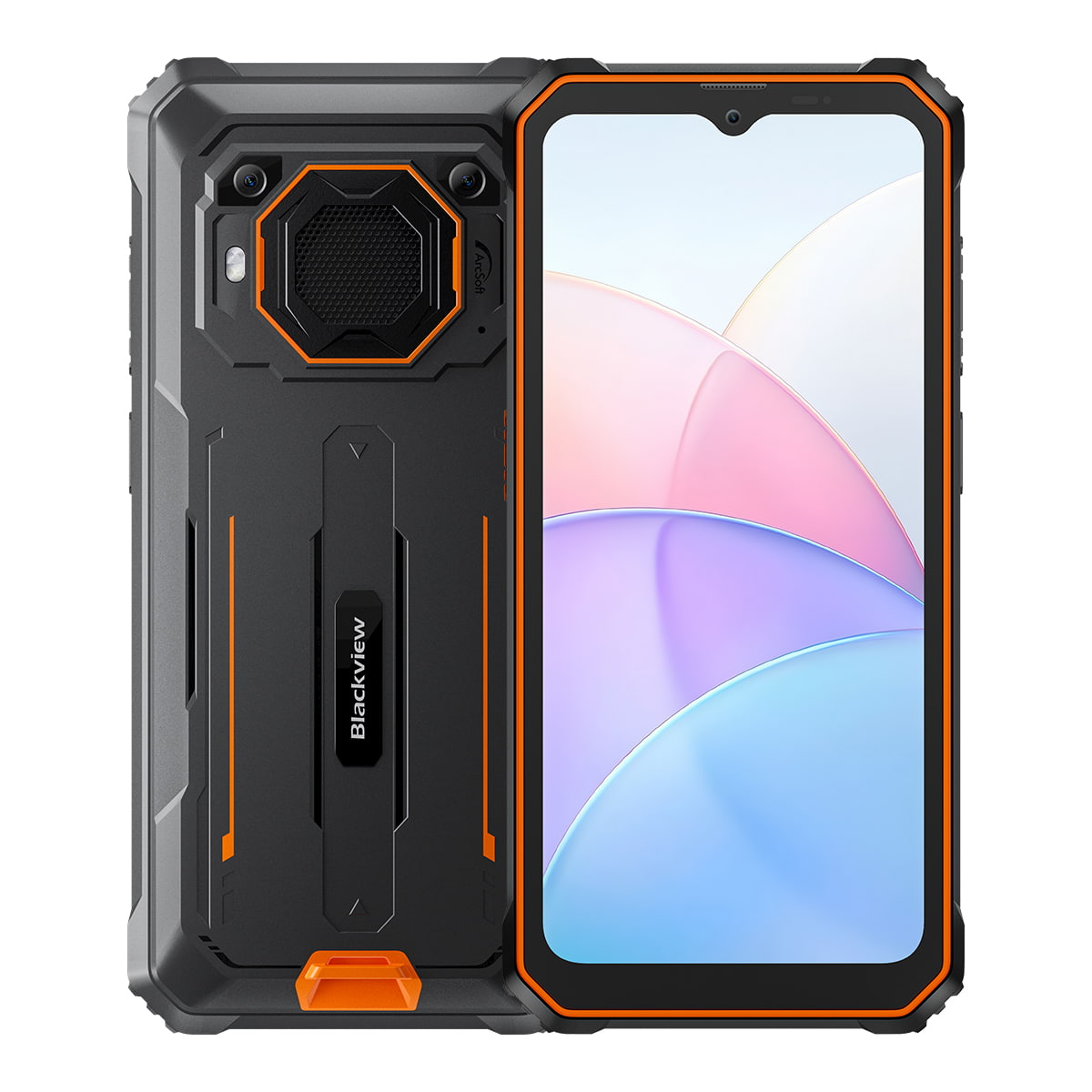 Blackview BV6200 - Smartphone Rugged, Batteria 13000mAh, 6.56'' HD+, 4GB+64GB, ArcSoft® 13MP+8MP, IP68 MIL-STD-810H,Android 13 DUAL SIM