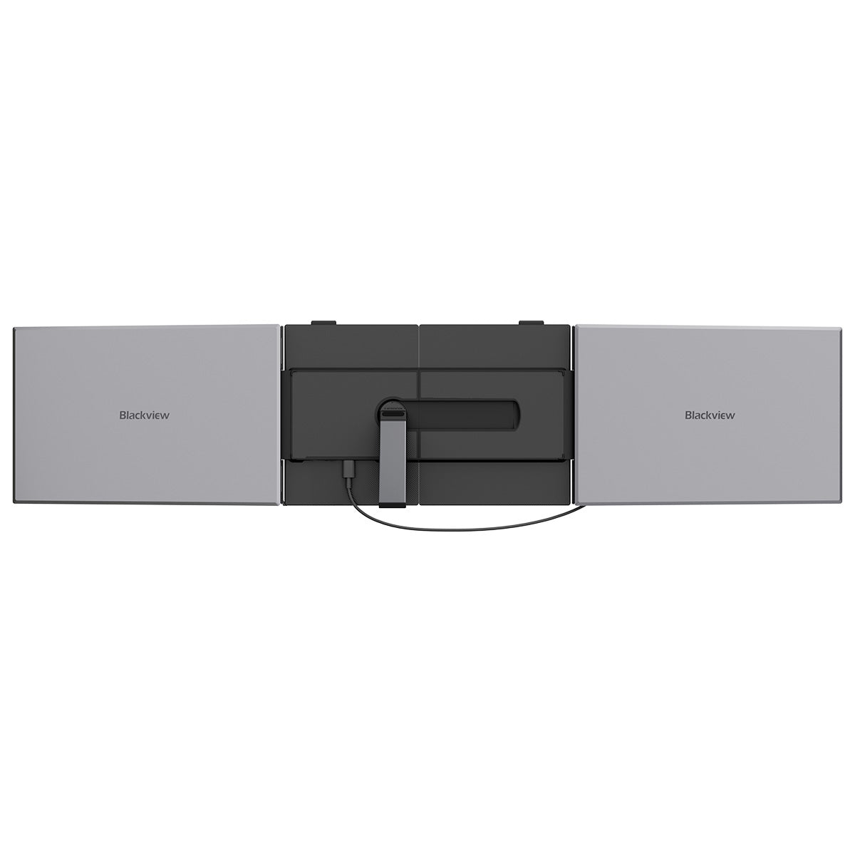 Blackview DCM6 Pro - Espansore Schermo Doppio 14" Portatile – 2 Porte USB-C, Per Laptop, Produttività Ufficio e Gaming