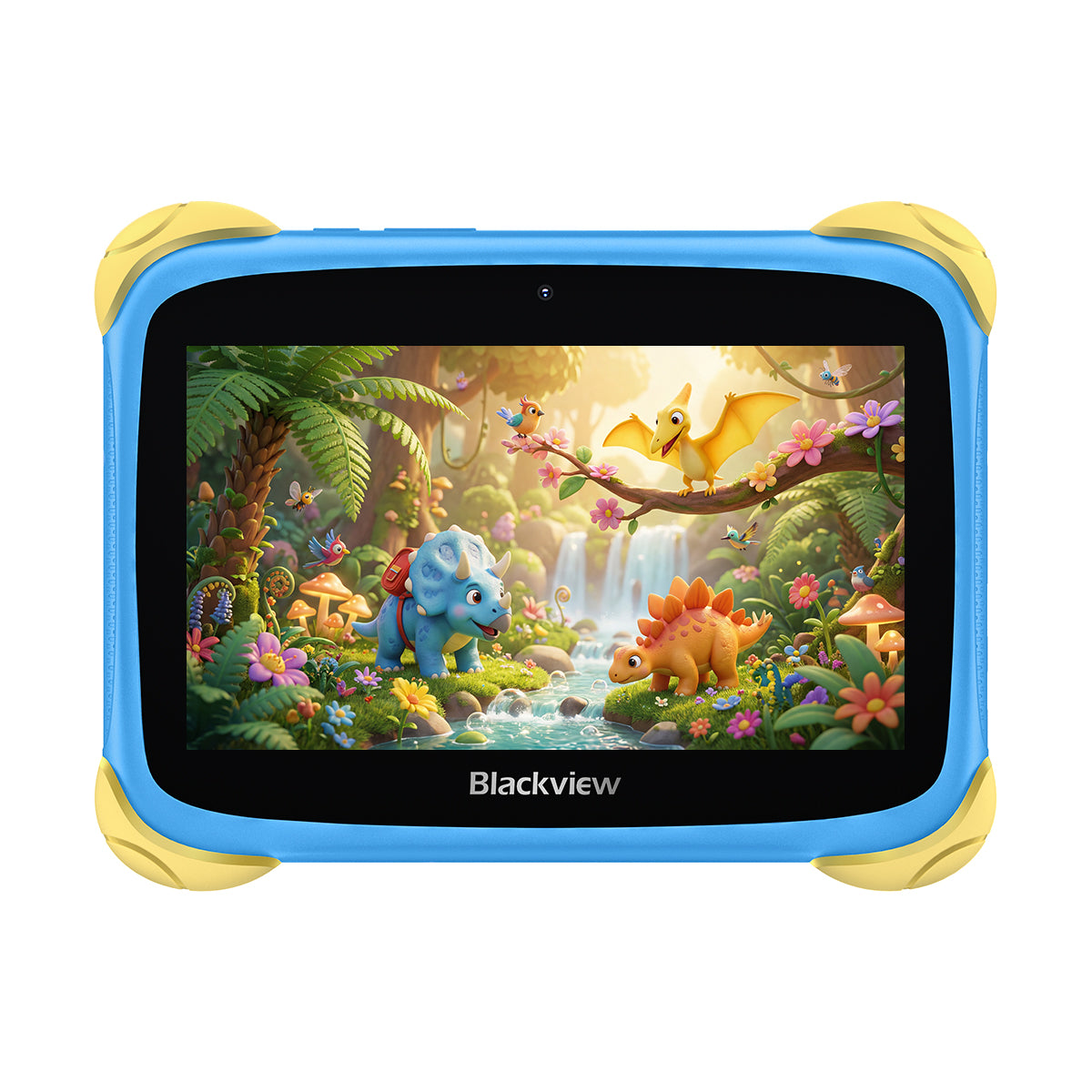 Blackview LINK Mini Kids - Tablet per Bambini 7 Pollici – Display IPS Anti-Luce Blu, Google Kids Space e Controllo Genitori, Wi-Fi, Custodia Antishock Inclusa