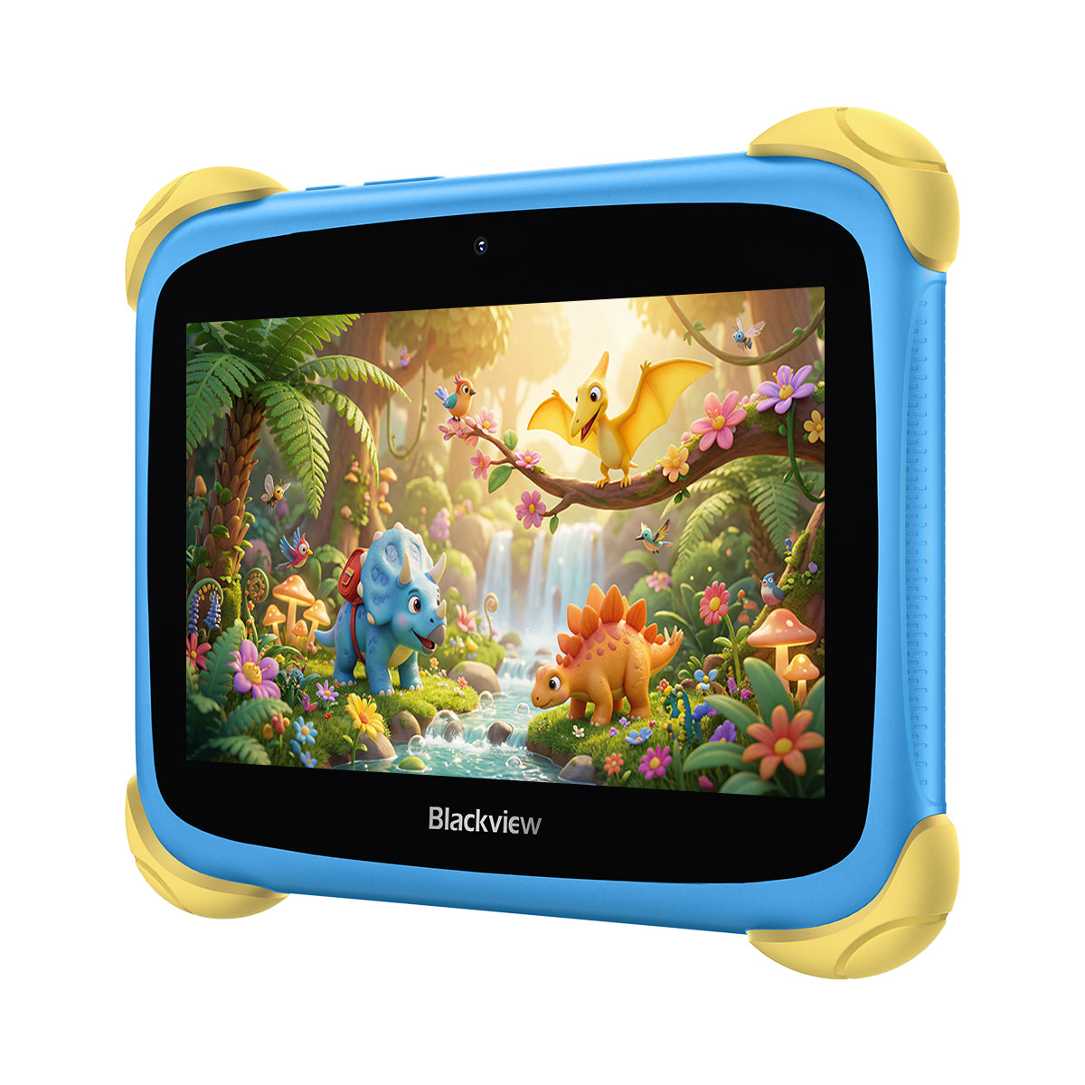 Blackview LINK Mini Kids - Tablet per Bambini 7 Pollici – Display IPS Anti-Luce Blu, Google Kids Space e Controllo Genitori, Wi-Fi, Custodia Antishock Inclusa