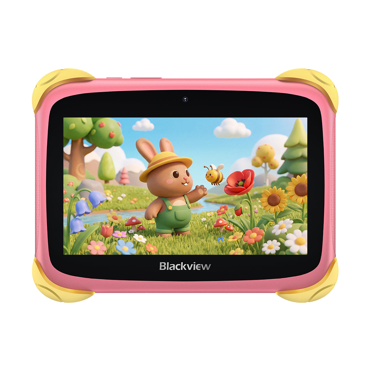 Blackview LINK Mini Kids - Tablet per Bambini 7 Pollici – Display IPS Anti-Luce Blu, Google Kids Space e Controllo Genitori, Wi-Fi, Custodia Antishock Inclusa