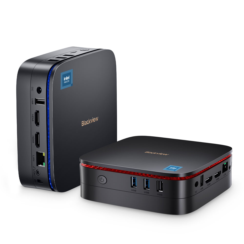 Blackview MP60 - Mini PC ,Windows 11 Pro,Processore Celeron N5095,4K UHD Dual HDMI