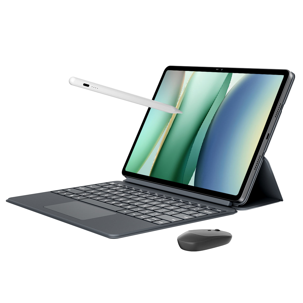 Blackview MEGA 12 - Tablet 5G con intelligenza artificiale da 12,2 pollici, impermeabile e resistente alla polvere (certificazione IP69K), con penna stilo, tastiera magnetica e mouse wireless inclusi.
