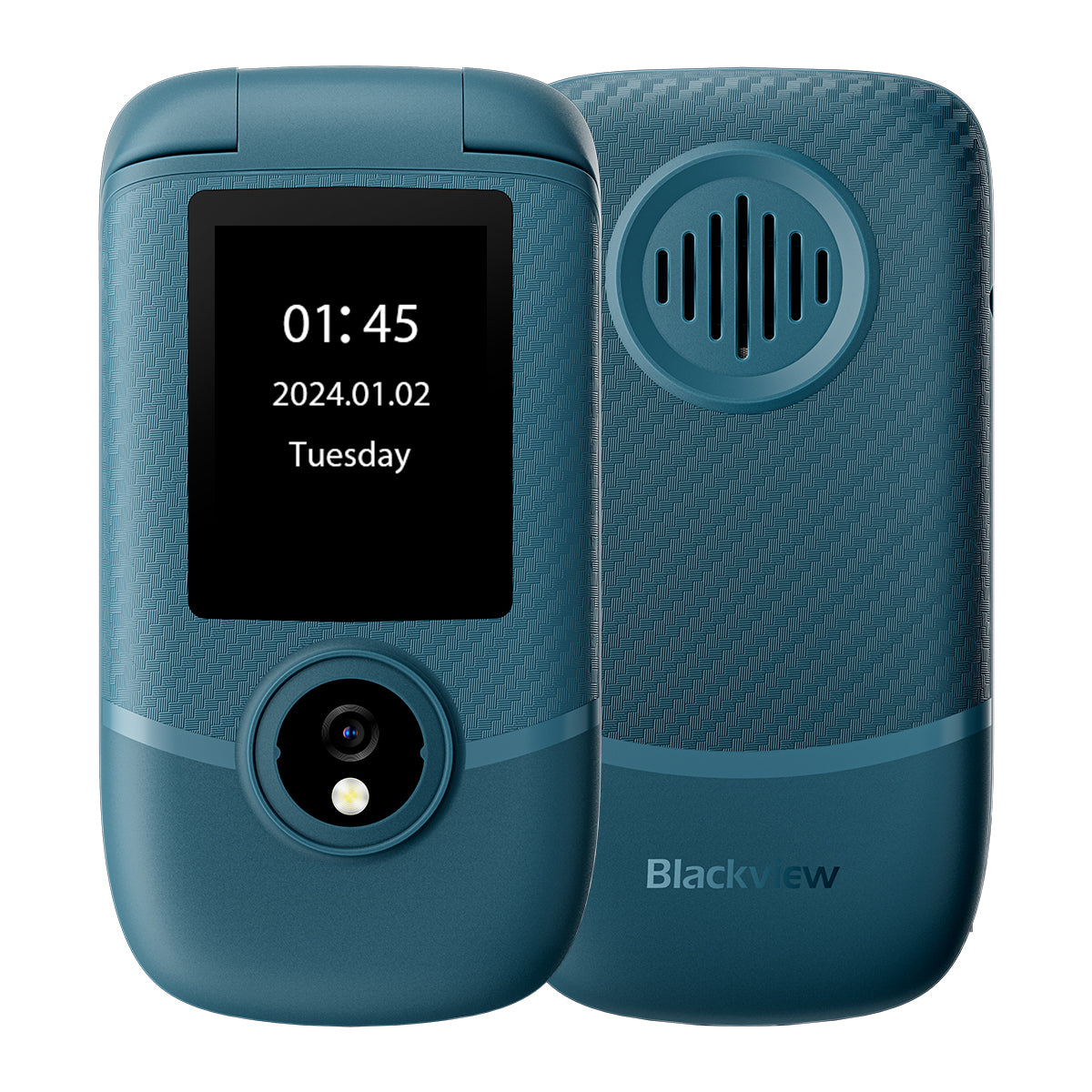 Blackview N2000 - Flip 2.8"+1.77" Display Unisoc T107 1500mAh Dual SIM 4G Cellulare