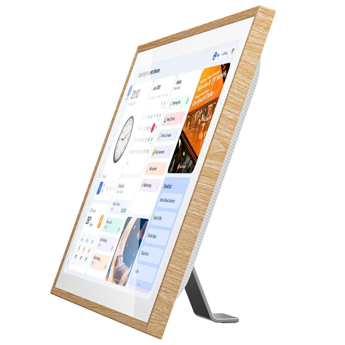 Blackview NEST 10 - Calendario Digitale 10,1" Full HD 1080P – Wi-Fi 6, Display Touch, Modalità Cornice Foto e Agenda Familiare