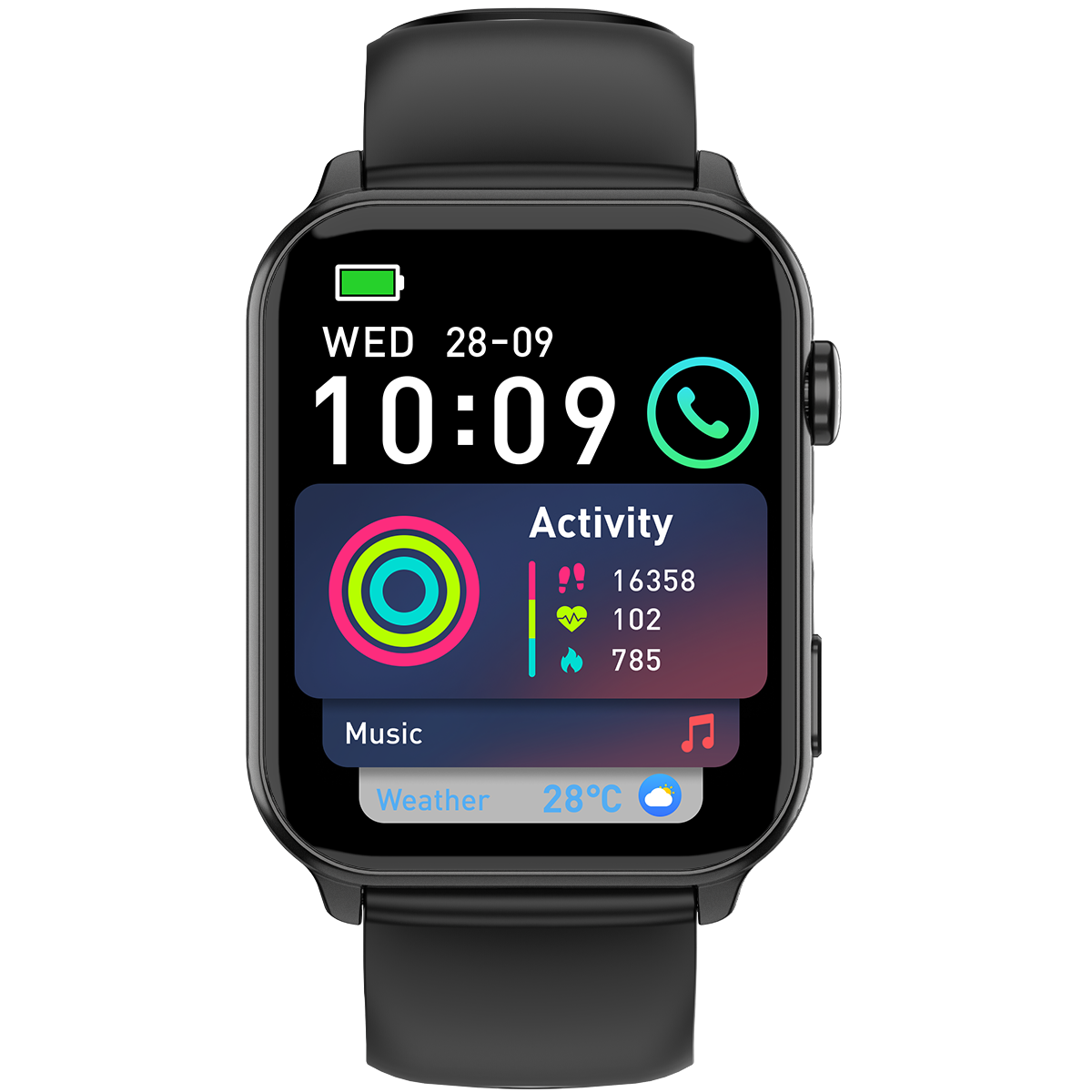 Blackview R30 Max - Smartwatch fitness con torcia LED da 1,91"