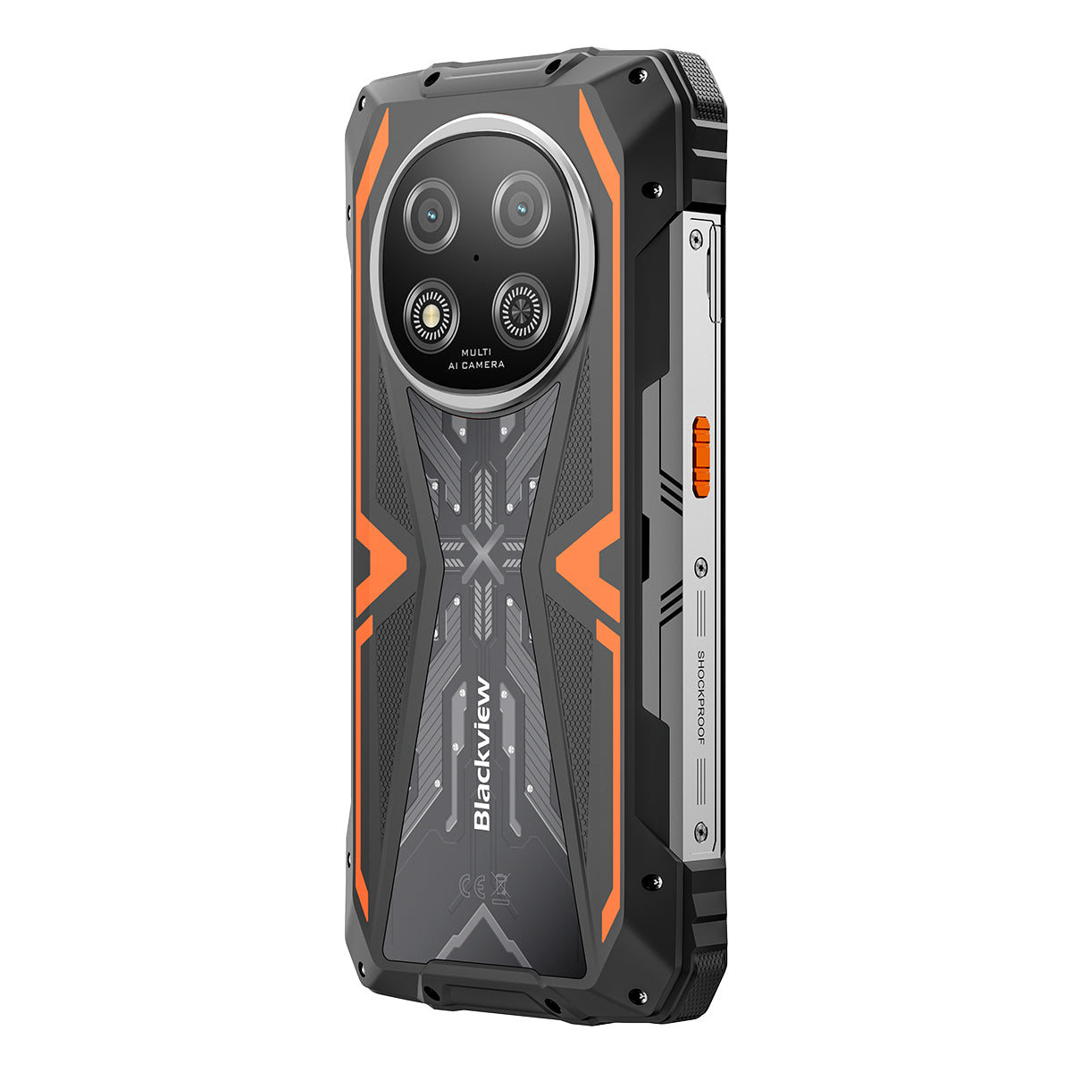 Blackview ROCK 2 - Display da 6,67 pollici a 120 Hz, processore UNISOC T8100 5G octa-core a 6 nm, batteria da 15000 mAh, fotocamera AI da 16 MP + 13 MP, smartphone 5G robusto.