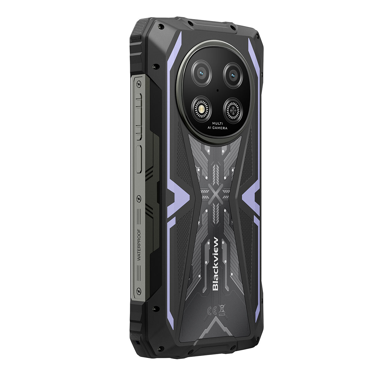 Blackview ROCK 2 - Display da 6,67 pollici a 120 Hz, processore UNISOC T8100 5G octa-core a 6 nm, batteria da 15000 mAh, fotocamera AI da 16 MP + 13 MP, smartphone 5G robusto.