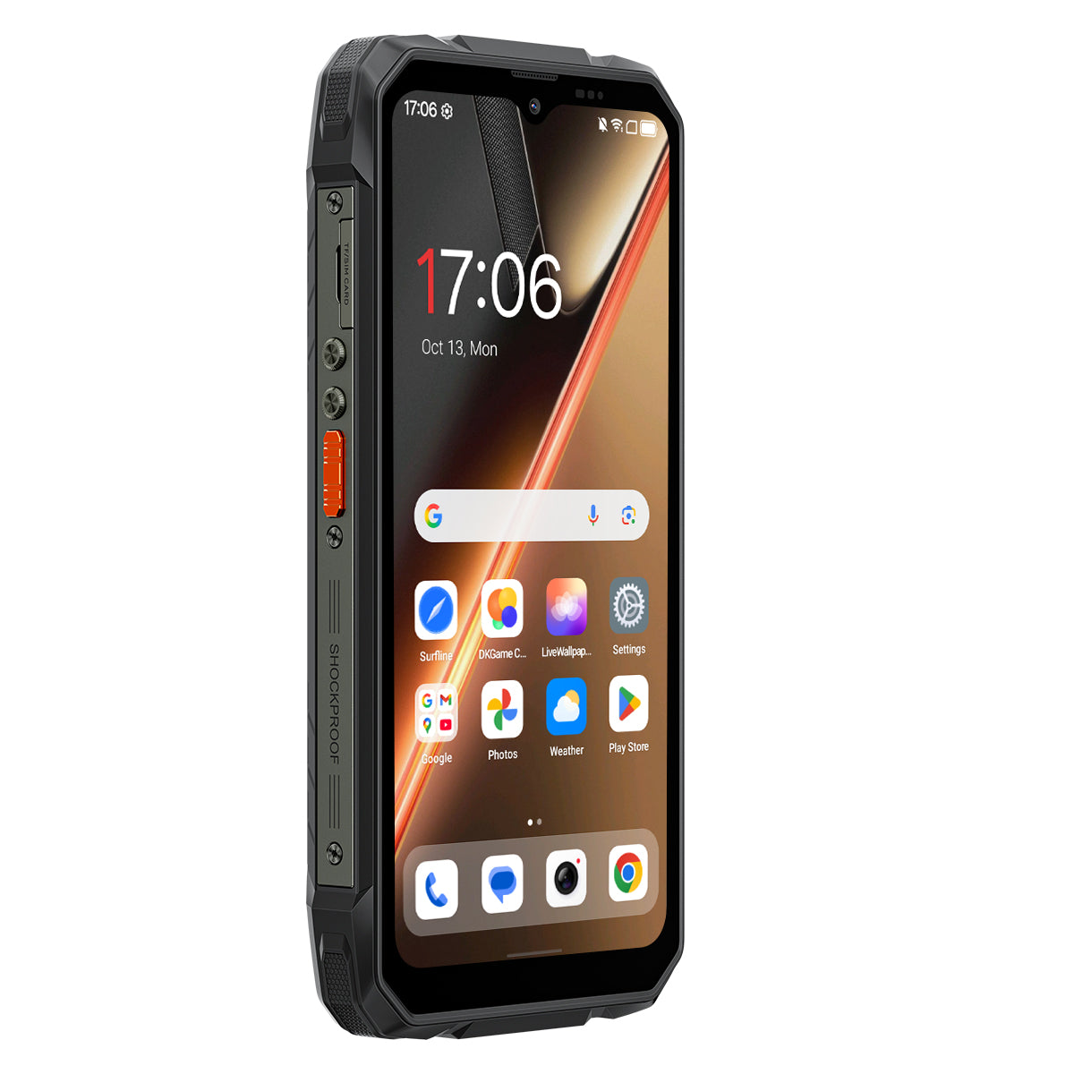 Blackview ROCK 1 Pro - Smartphone professionale robusto con scanner di codici a barre 2D, connettività 4G, display da 6,56 pollici a 90 Hz, batteria da 15000 mAh e fotocamera per visione notturna.