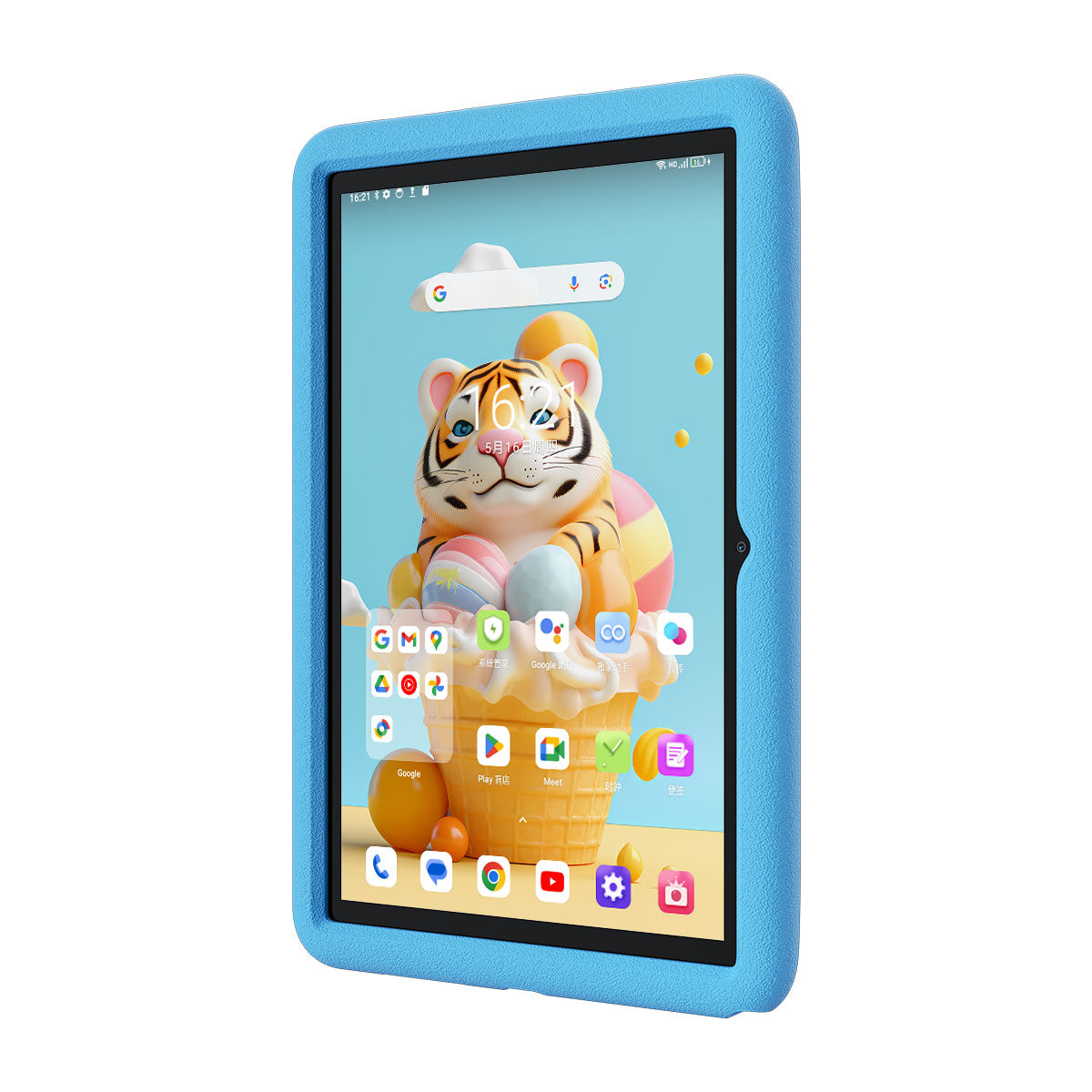 Blackview Tab 80 Kids - Tablet Unisoc Tiger T606 da 10,1 pollici, 7680 mAh, Widevine L1, supporto per bambini, edizione