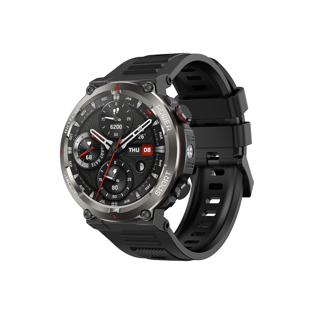 Blackview W50 Pro - Orologio intelligente robusto con torcia LED impermeabile IP68 da 1,45"