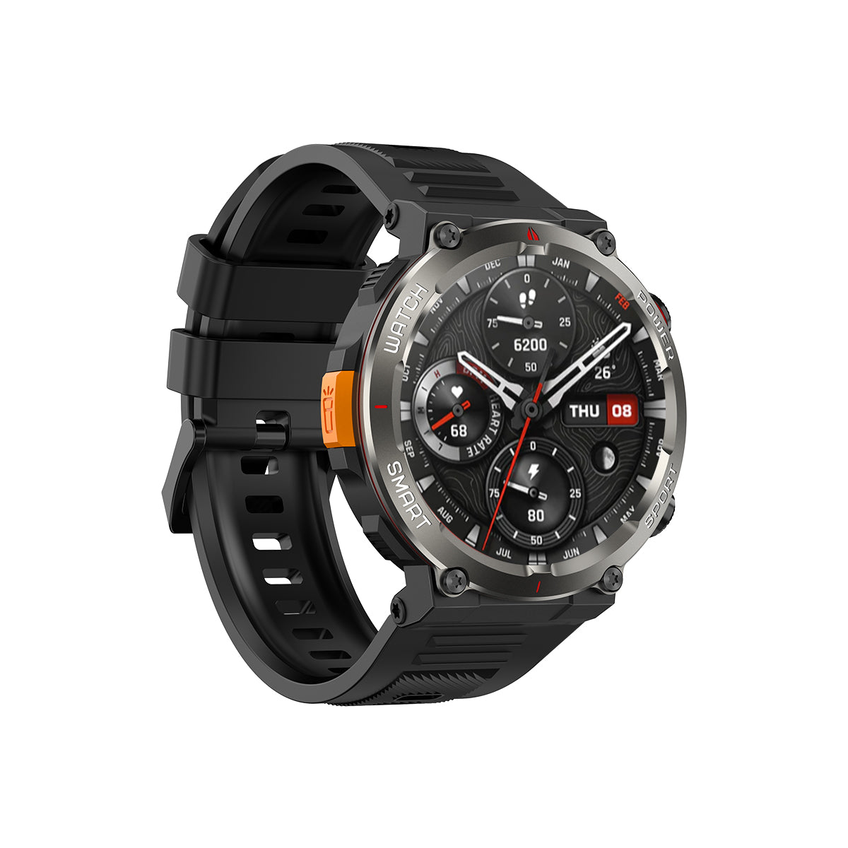 Blackview W50 Pro - Orologio intelligente robusto con torcia LED impermeabile IP68 da 1,45"