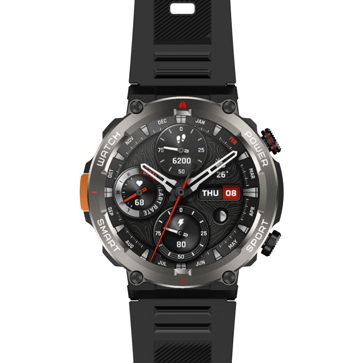 Blackview W50 Pro - Orologio intelligente robusto con torcia LED impermeabile IP68 da 1,45"