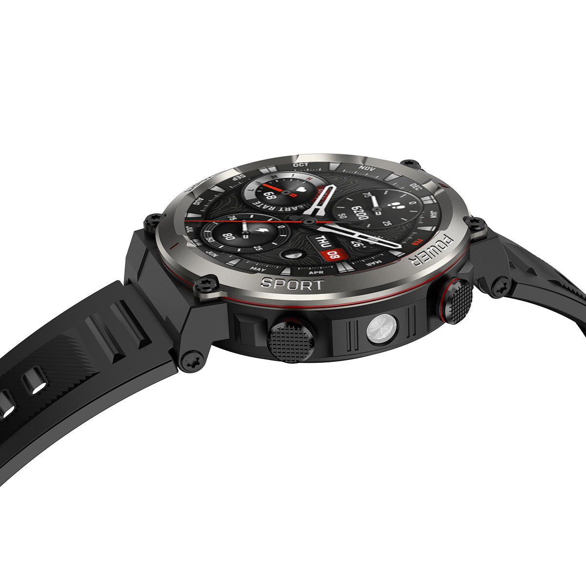 Blackview W50 Pro - Orologio intelligente robusto con torcia LED impermeabile IP68 da 1,45"