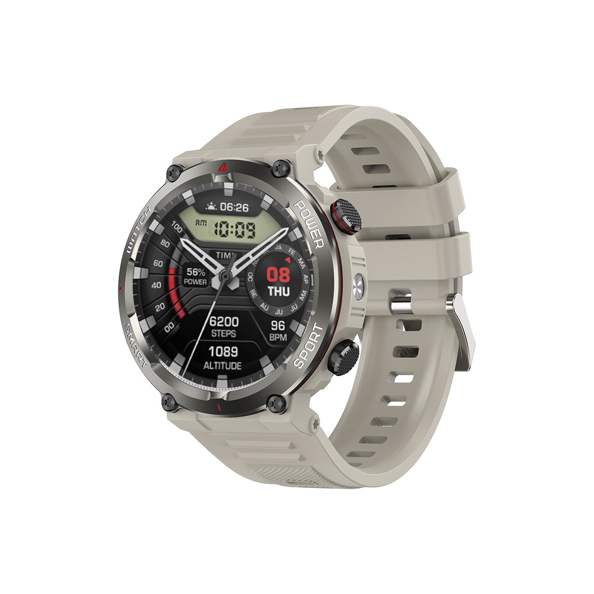 Blackview W50 Pro - Orologio intelligente robusto con torcia LED impermeabile IP68 da 1,45"