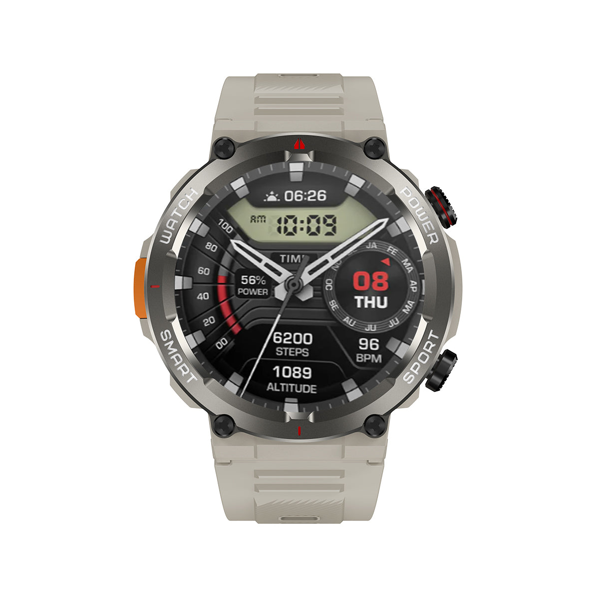 Blackview W50 Pro - Orologio intelligente robusto con torcia LED impermeabile IP68 da 1,45"