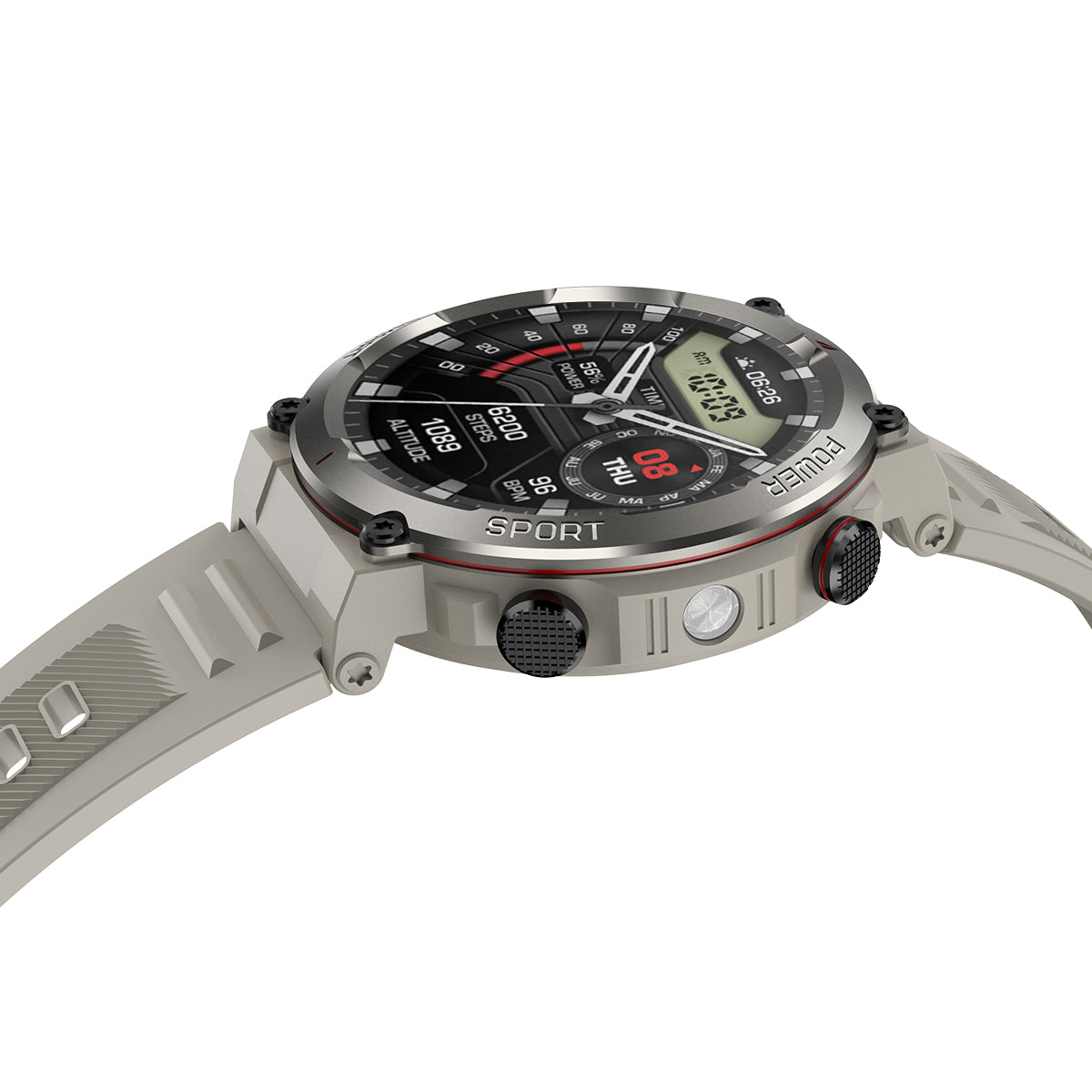 Blackview W50 Pro - Orologio intelligente robusto con torcia LED impermeabile IP68 da 1,45"