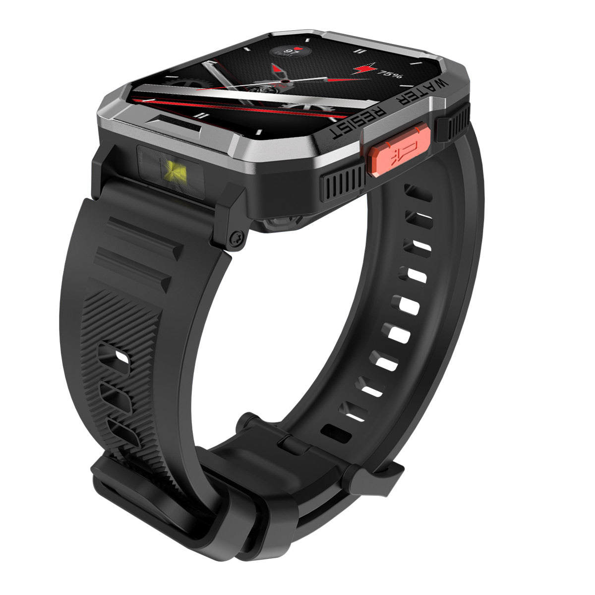 Blackview W60 - Orologio intelligente da esterno Campass con torcia LED da 2,01 pollici 900mAh