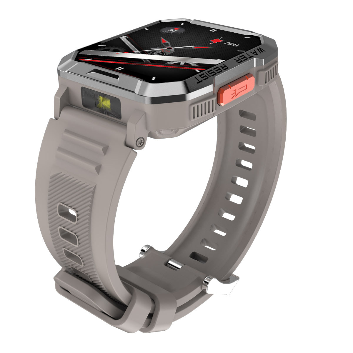 Blackview W60 - Orologio intelligente da esterno Campass con torcia LED da 2,01 pollici 900mAh