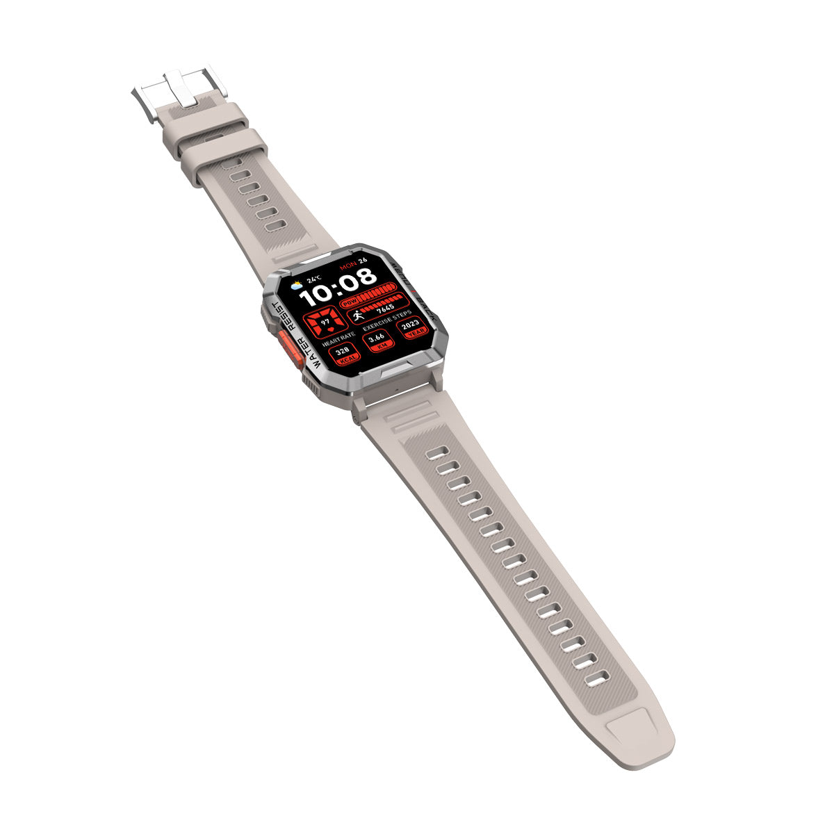 Blackview W60 - Orologio intelligente da esterno Campass con torcia LED da 2,01 pollici 900mAh