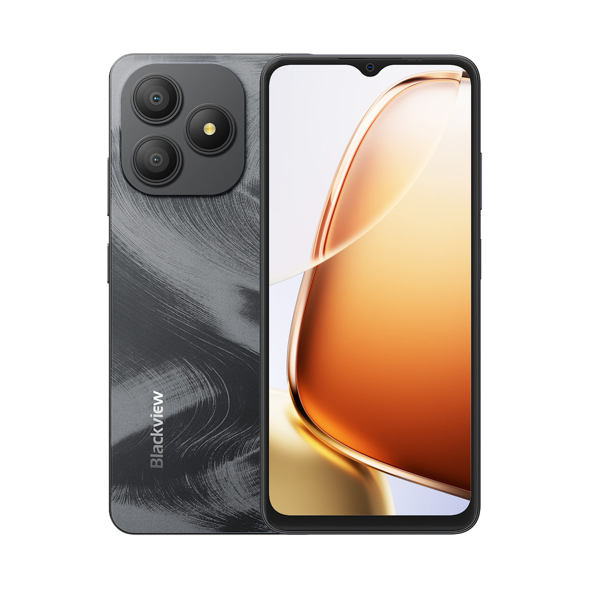 Blackview WAVE 9C - Smartphone 4G con schermo da 6,56 pollici, processore octa-core Unisoc Tiger T603, batteria da 5000 mAh, fotocamera posteriore da 13 MP e fotocamera frontale da 8 MP.