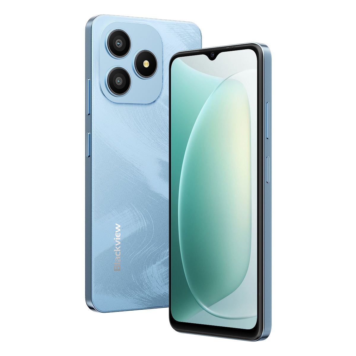 Blackview WAVE 9C - Smartphone 4G con schermo da 6,56 pollici, processore octa-core Unisoc Tiger T603, batteria da 5000 mAh, fotocamera posteriore da 13 MP e fotocamera frontale da 8 MP.