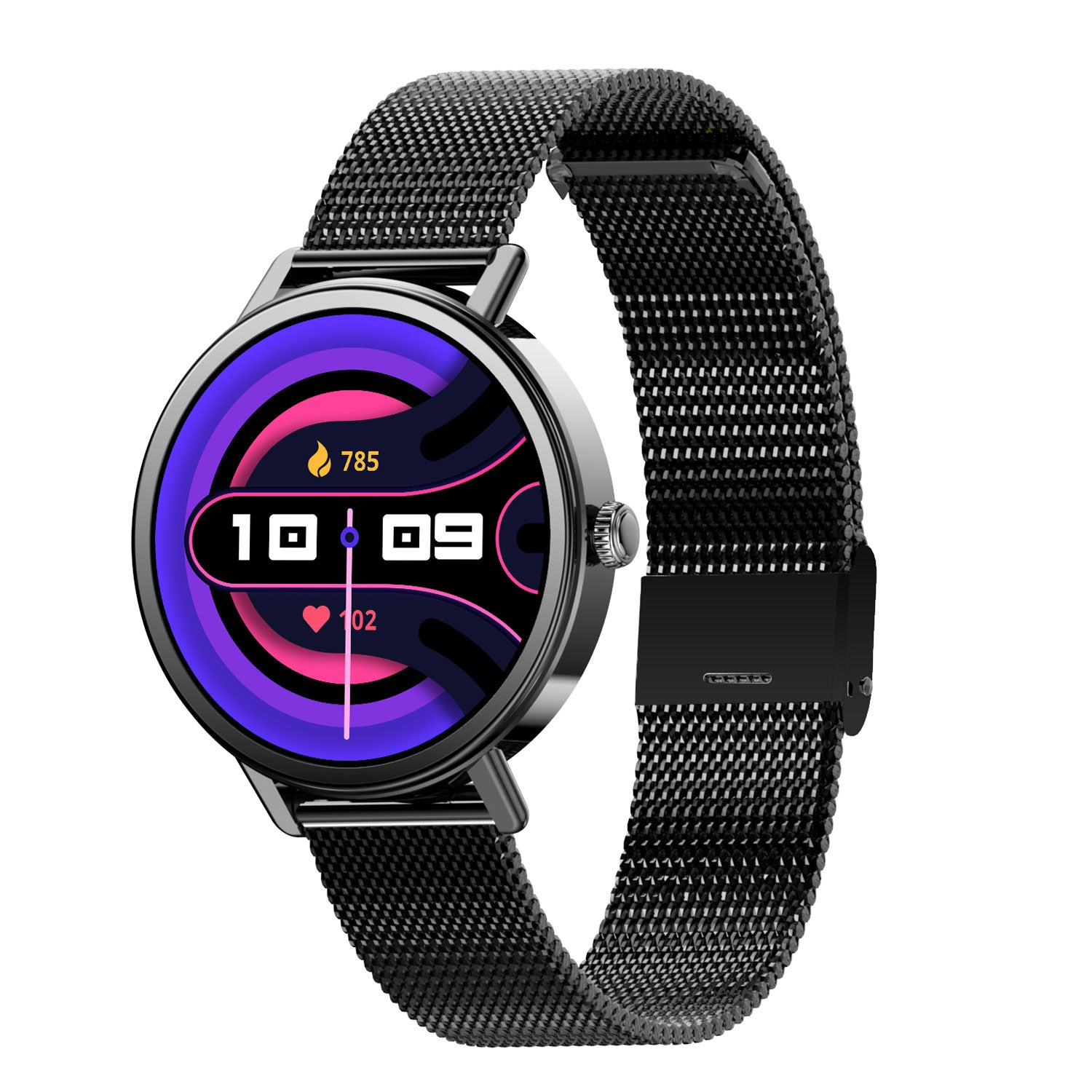 Blackview X30 - Smartwatch sportivo da donna con schermo rotondo da 1,26" per fitness e sport.