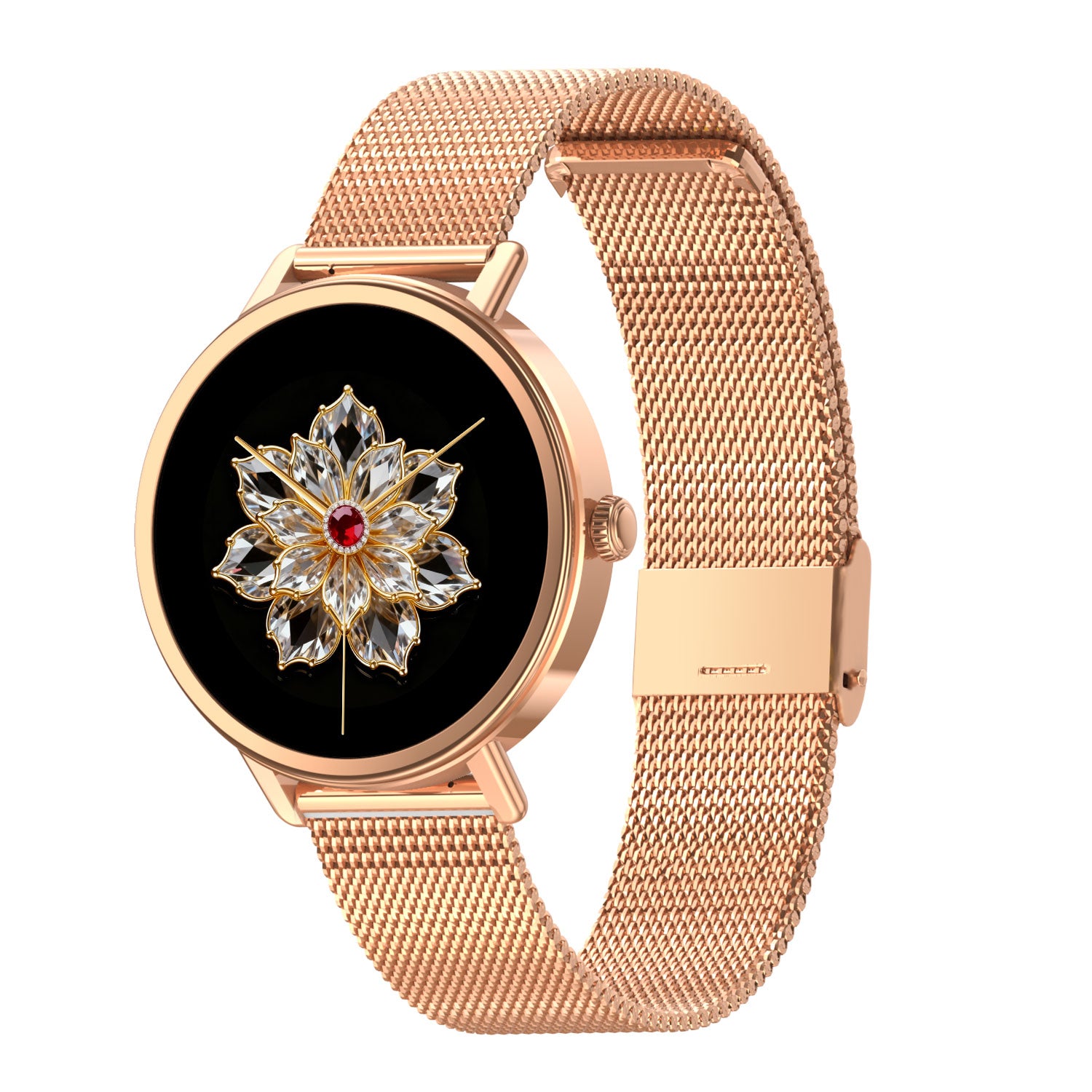 Blackview X30 - Smartwatch sportivo da donna con schermo rotondo da 1,26" per fitness e sport.