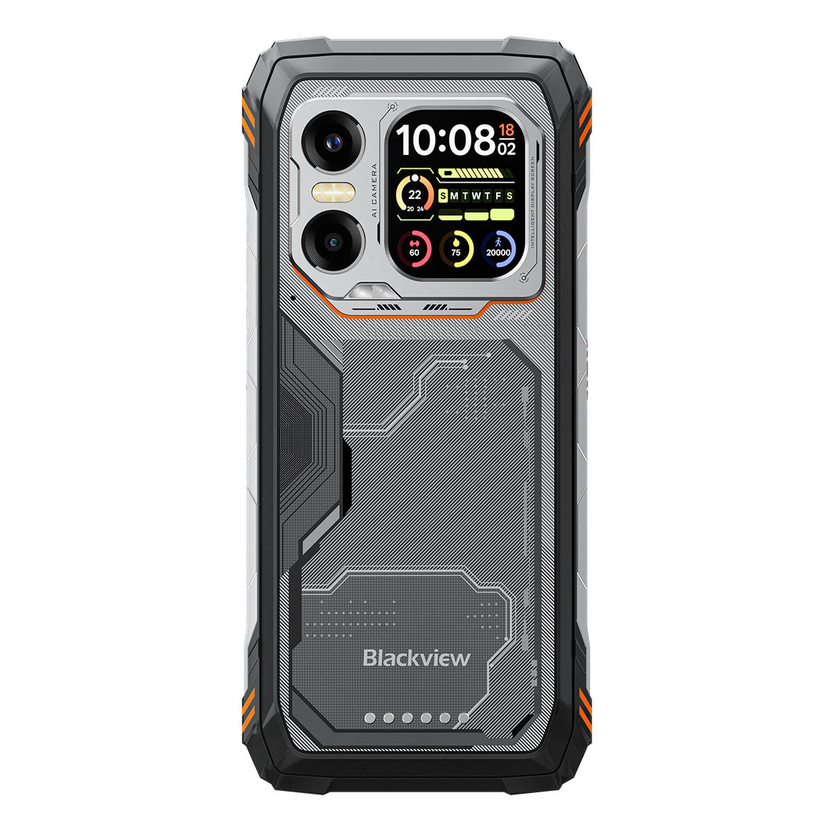 Blackview XPLORE X1 - Display principale da 6,78" a 120 Hz e display secondario da 2,01", fotocamera principale da 108 MP + fotocamera per visione notturna da 20 MP, telefono cellulare 5G robusto.
