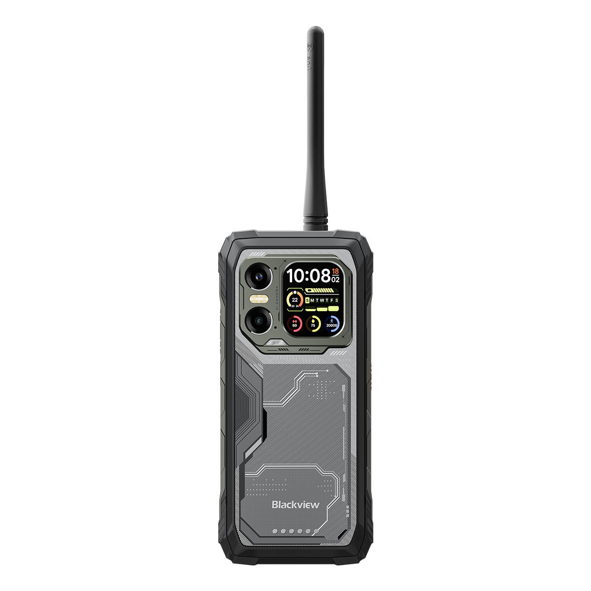 Blackview XPLORE 1 Walkie Talkie - Cellulare walkie-talkie 5G rinforzato con display principale da 6,78" a 120 Hz e secondario da 2,01" e batteria da 20000 mAh