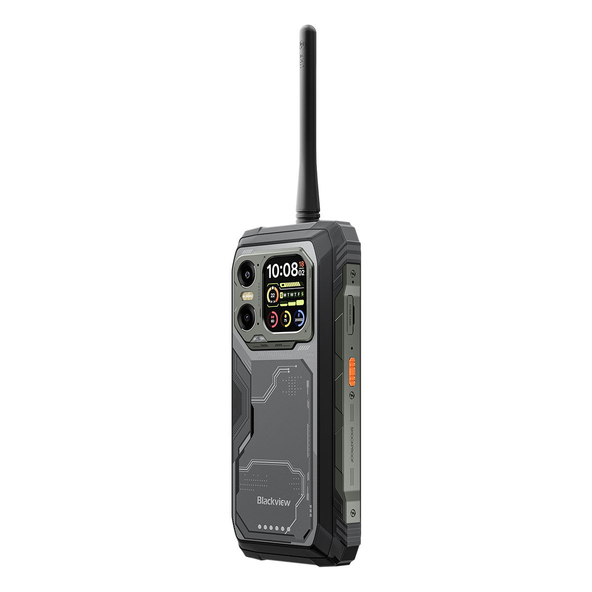 Blackview XPLORE 1 Walkie Talkie - Cellulare walkie-talkie 5G rinforzato con display principale da 6,78" a 120 Hz e secondario da 2,01" e batteria da 20000 mAh