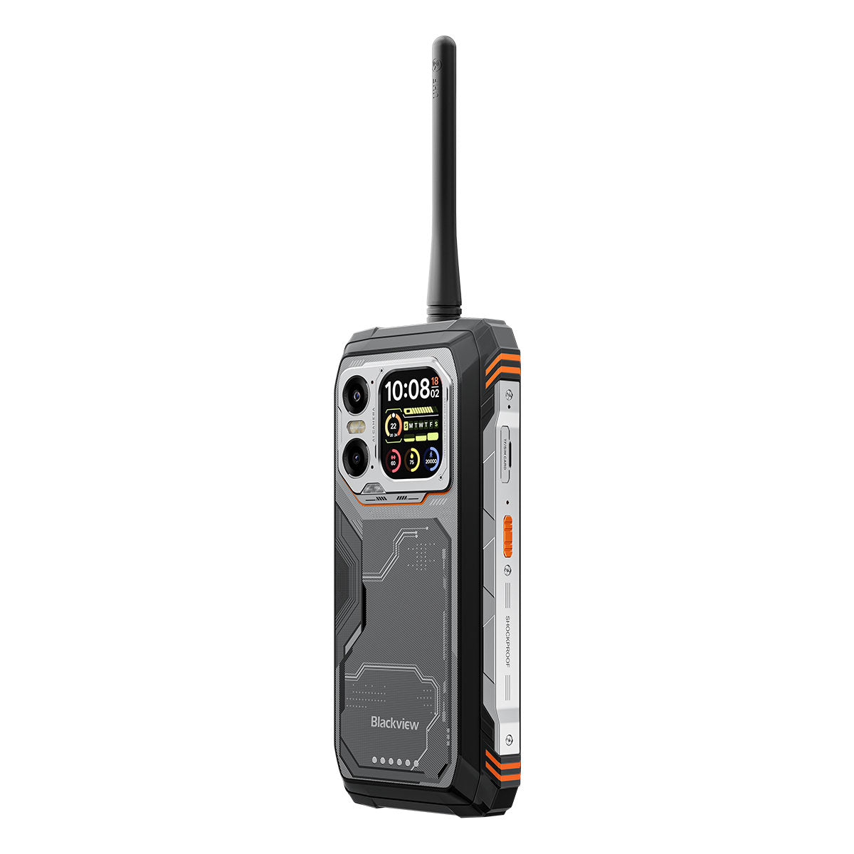 Blackview XPLORE 1 Walkie Talkie - Cellulare walkie-talkie 5G rinforzato con display principale da 6,78" a 120 Hz e secondario da 2,01" e batteria da 20000 mAh