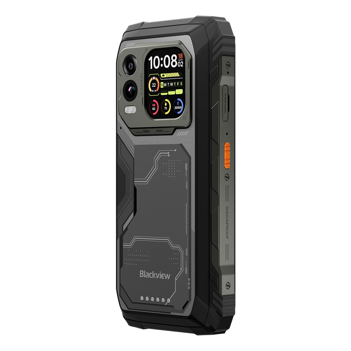 Blackview XPLORE 1 Pro - Telefono rugged 5G con termocamera, display principale da 6,78" a 120Hz e display secondario da 2,01", batteria da 20000 mAh e torcia da 170 lumen.