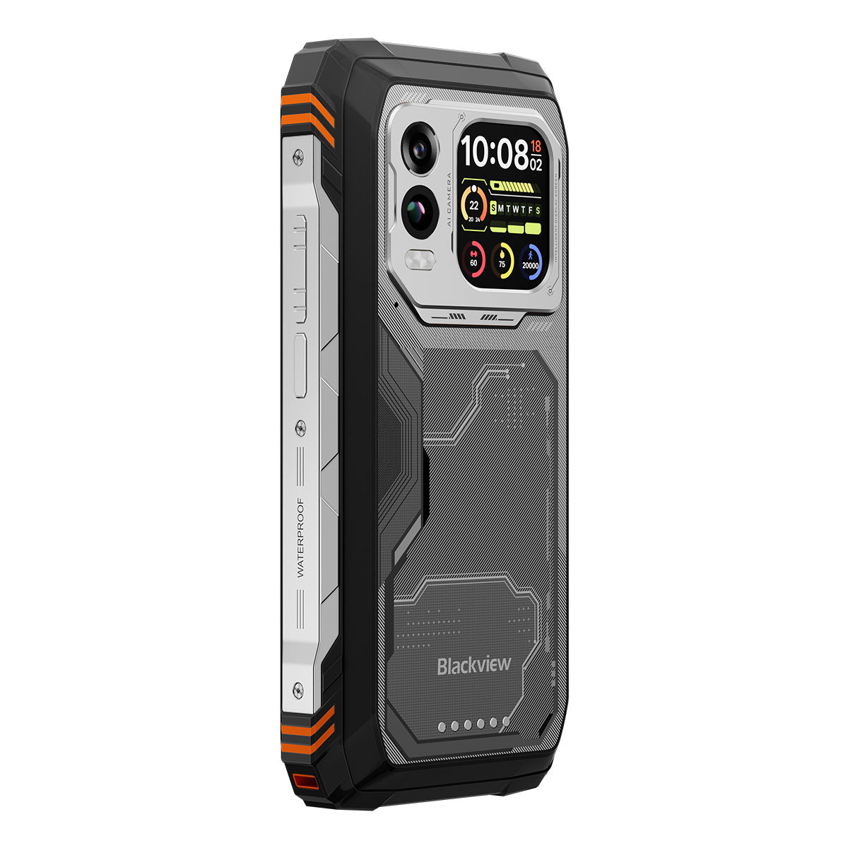 Blackview XPLORE 1 Pro - Telefono rugged 5G con termocamera, display principale da 6,78" a 120Hz e display secondario da 2,01", batteria da 20000 mAh e torcia da 170 lumen.
