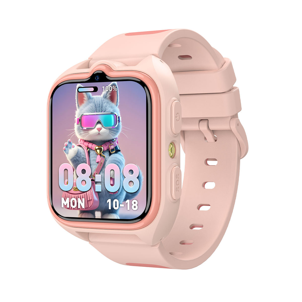Blackview Z30 - Orologio per bambini con torcia LED da 1,75 pollici, GPS + LBS + WIFI, posizionamento AI, videochiamata 4G