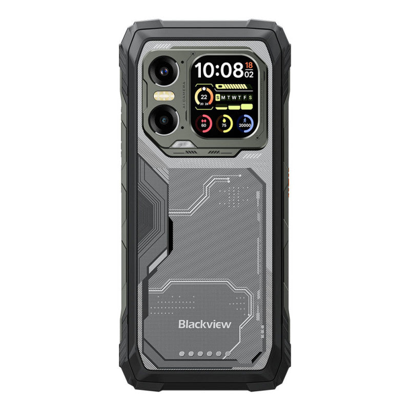 Blackview XPLORE 1 - Telefono robusto 5G AI con display principale da 6,78" a 120 Hz e secondario da 2,01", torcia elettrica da 20000 mAh e 170 LM