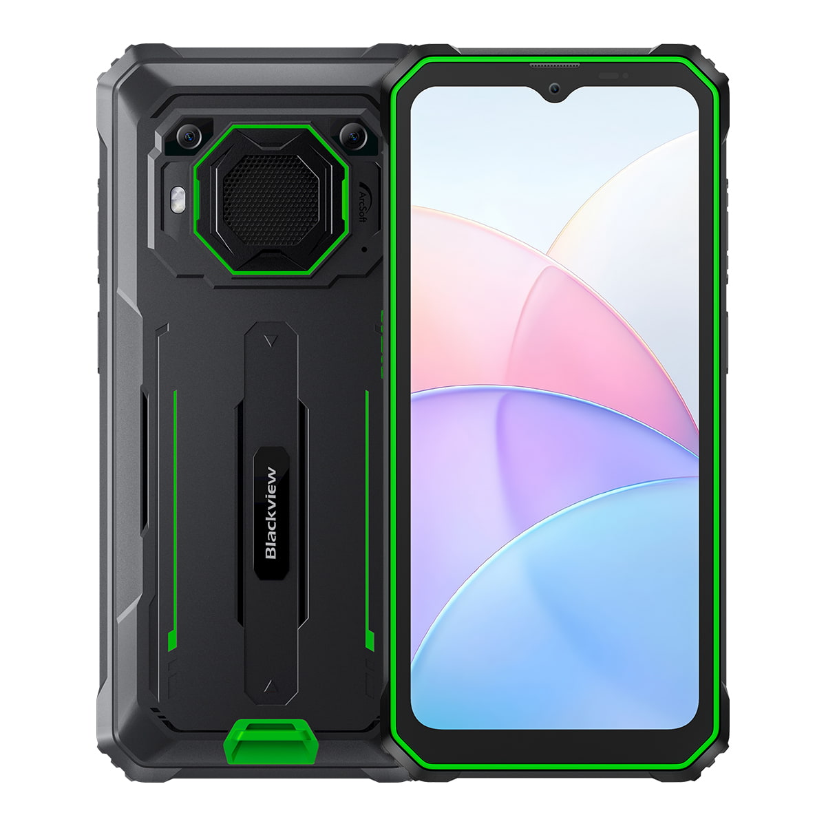 Blackview BV6200 - Smartphone Rugged, Batteria 13000mAh, 6.56'' HD+, 4GB+64GB, ArcSoft® 13MP+8MP, IP68 MIL-STD-810H,Android 13 DUAL SIM