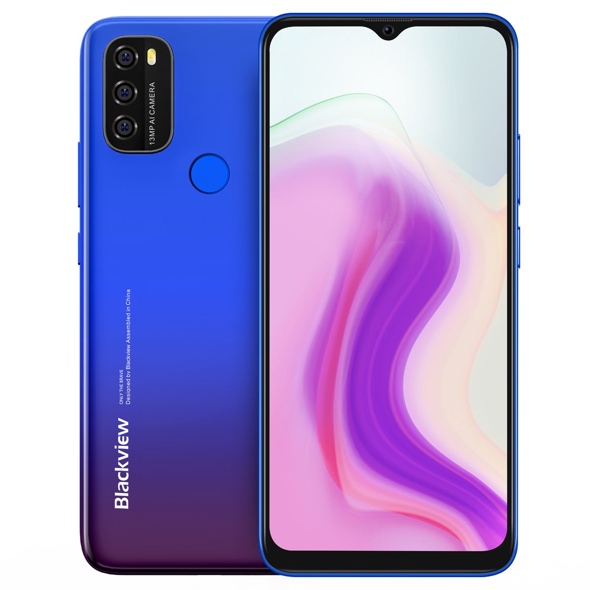 Blackview A70 Pro - Smartphone Android 11, 3 GB/32 GB, Fotocamera 13MP+5MP, Batteria 5380 mAh, Dual SIM