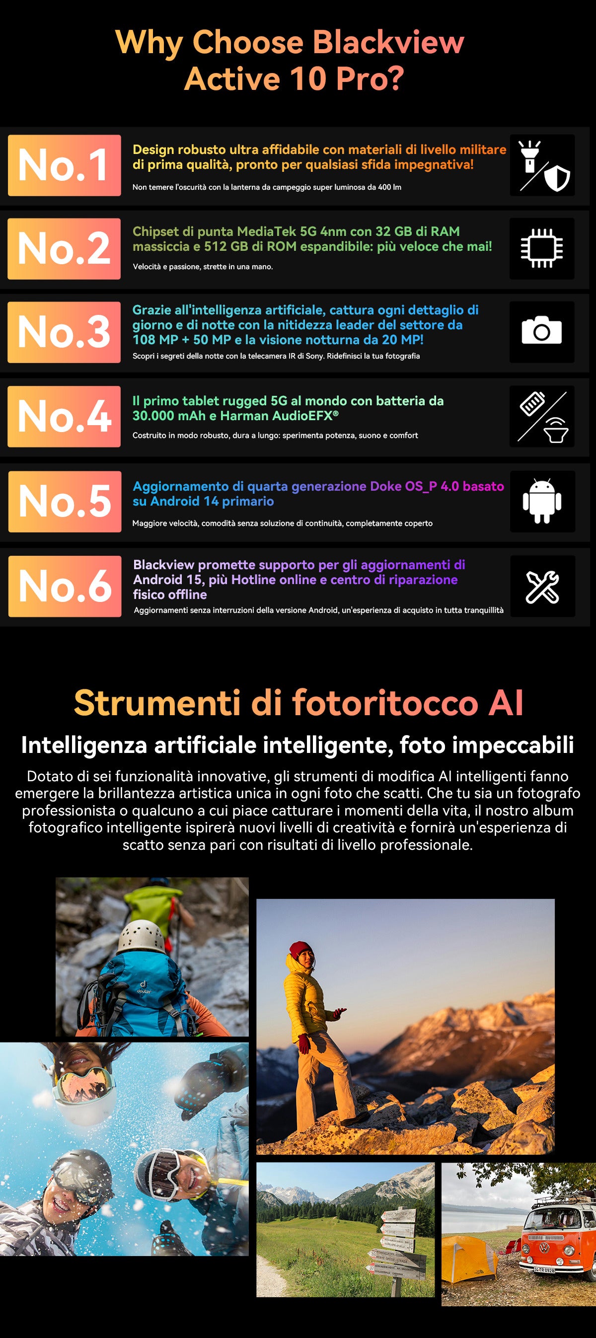 Tablet PC robusto Blackview Active 10 Pro 5G
