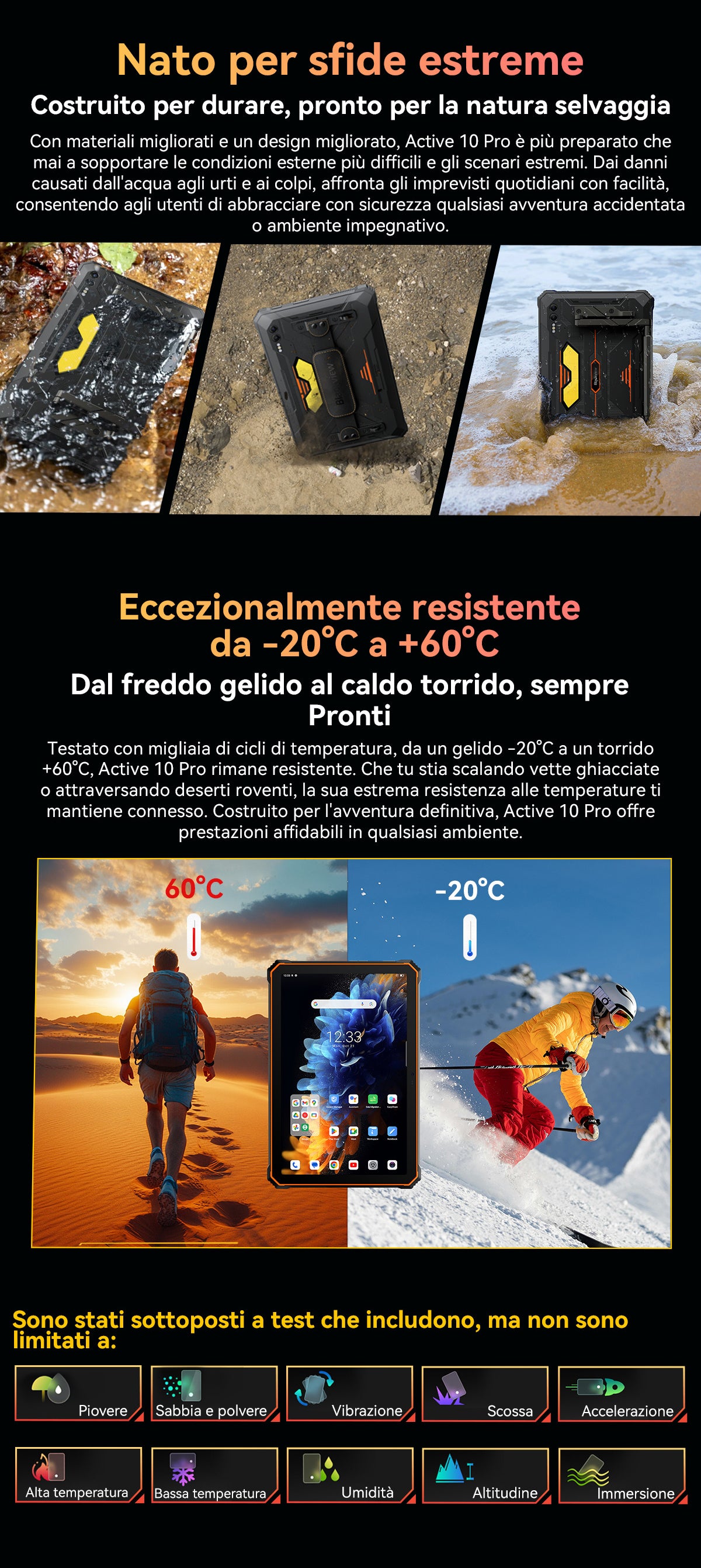 Tablet PC robusto Blackview Active 10 Pro 5G