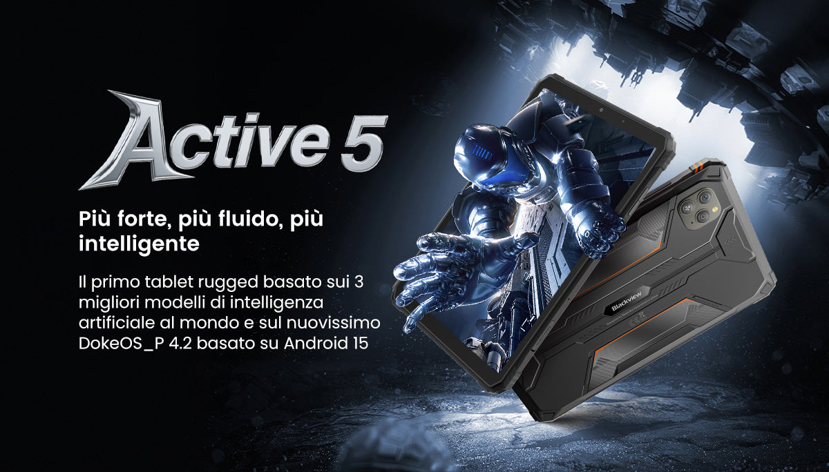 Tablet PC Android robusto Blackview Active 5 4G