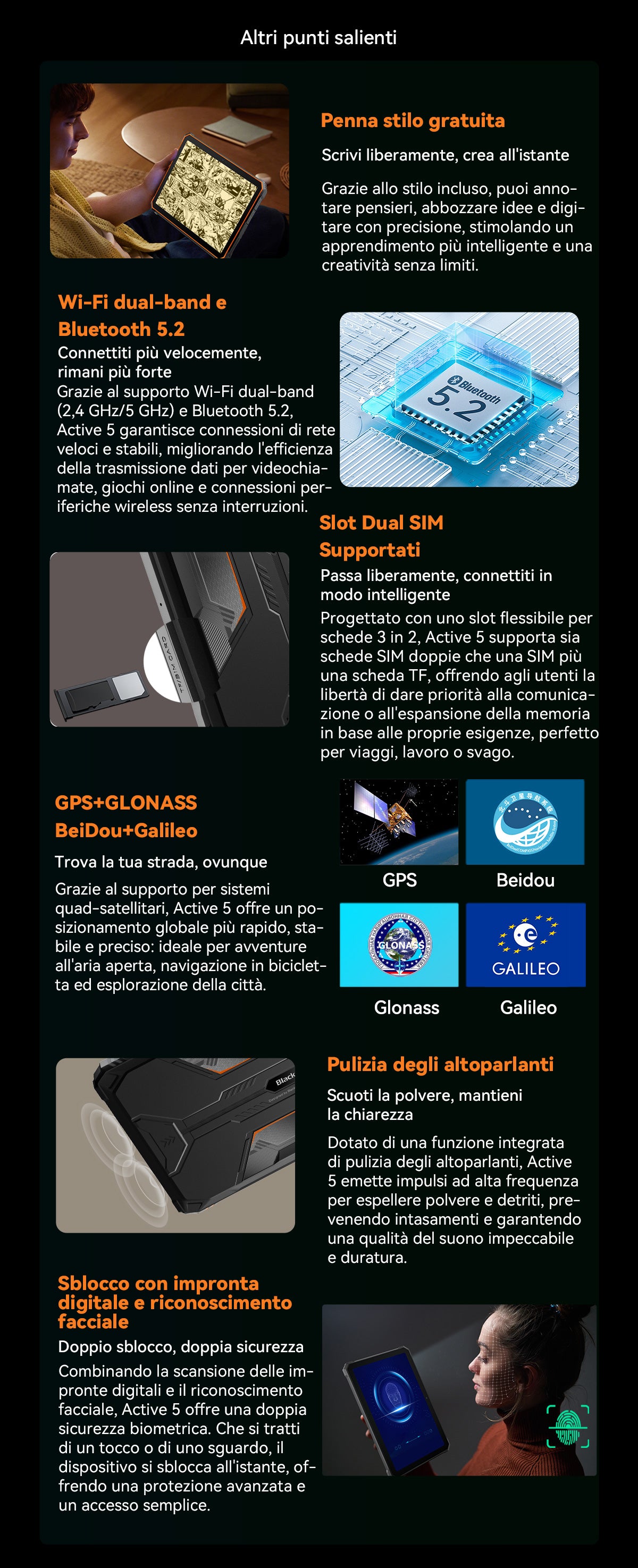 Tablet PC Android robusto Blackview Active 5 4G
