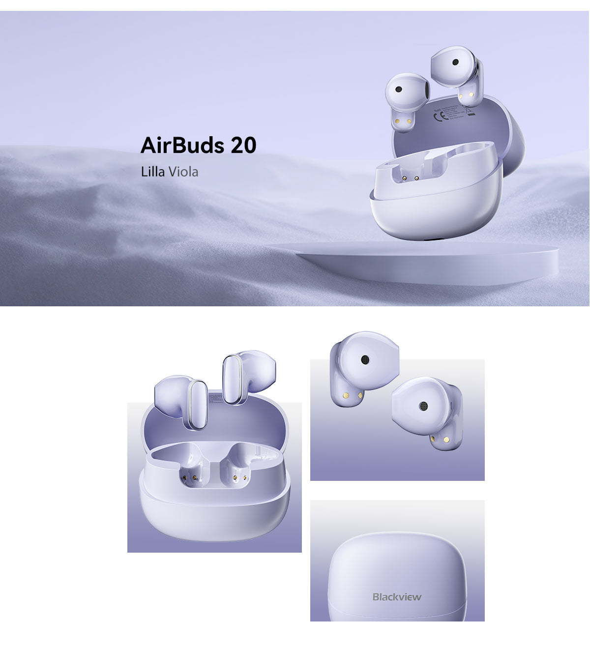 Auricolari TWS semi-in-ear Blackview AirBuds 20
