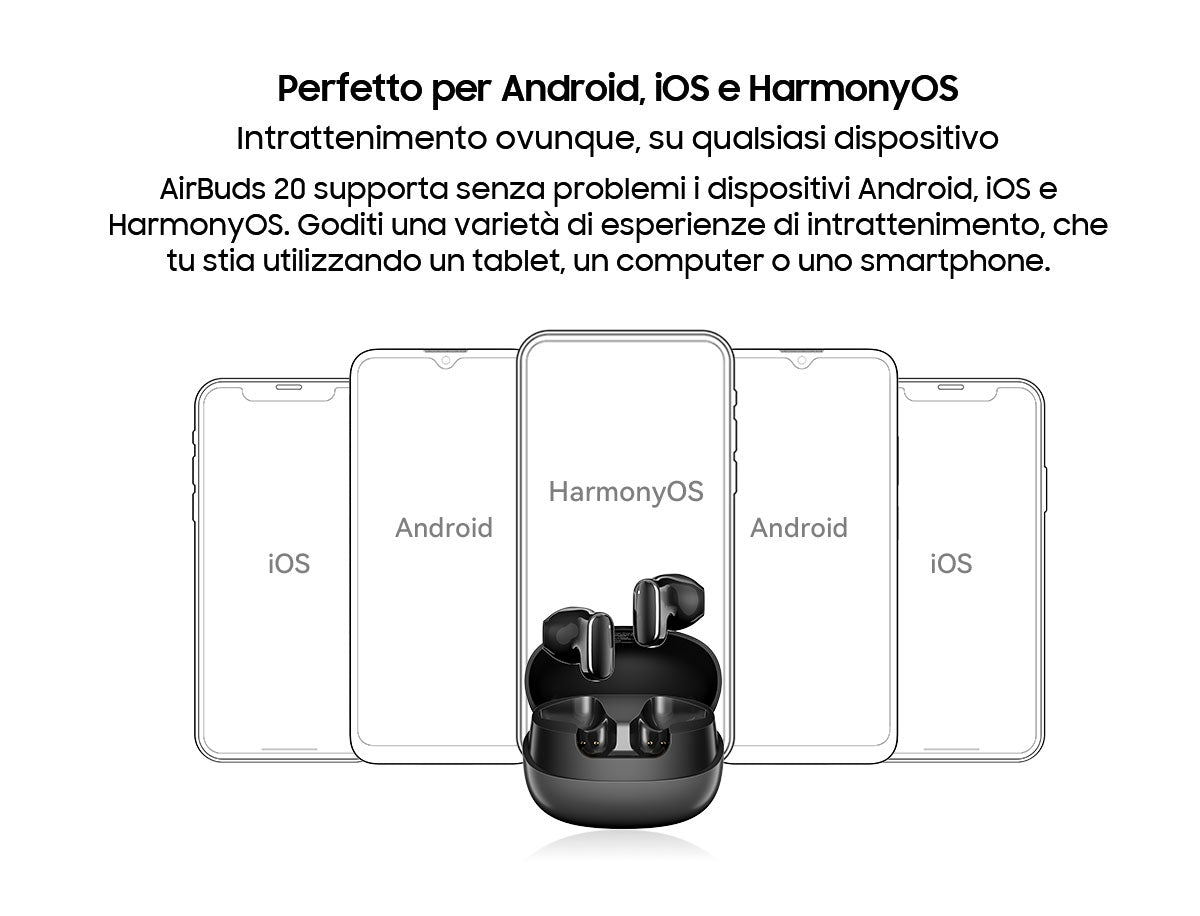 Auricolari TWS semi-in-ear Blackview AirBuds 20
